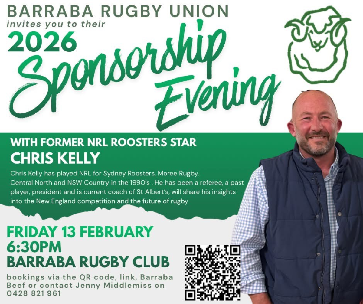 Barraba Rugby Sponsors night - Barraba Community News